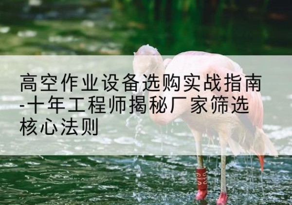 伊犁剪叉式升降机厂家-高空作业设备选购实战指南-十年工程师揭秘厂家筛选核心法则